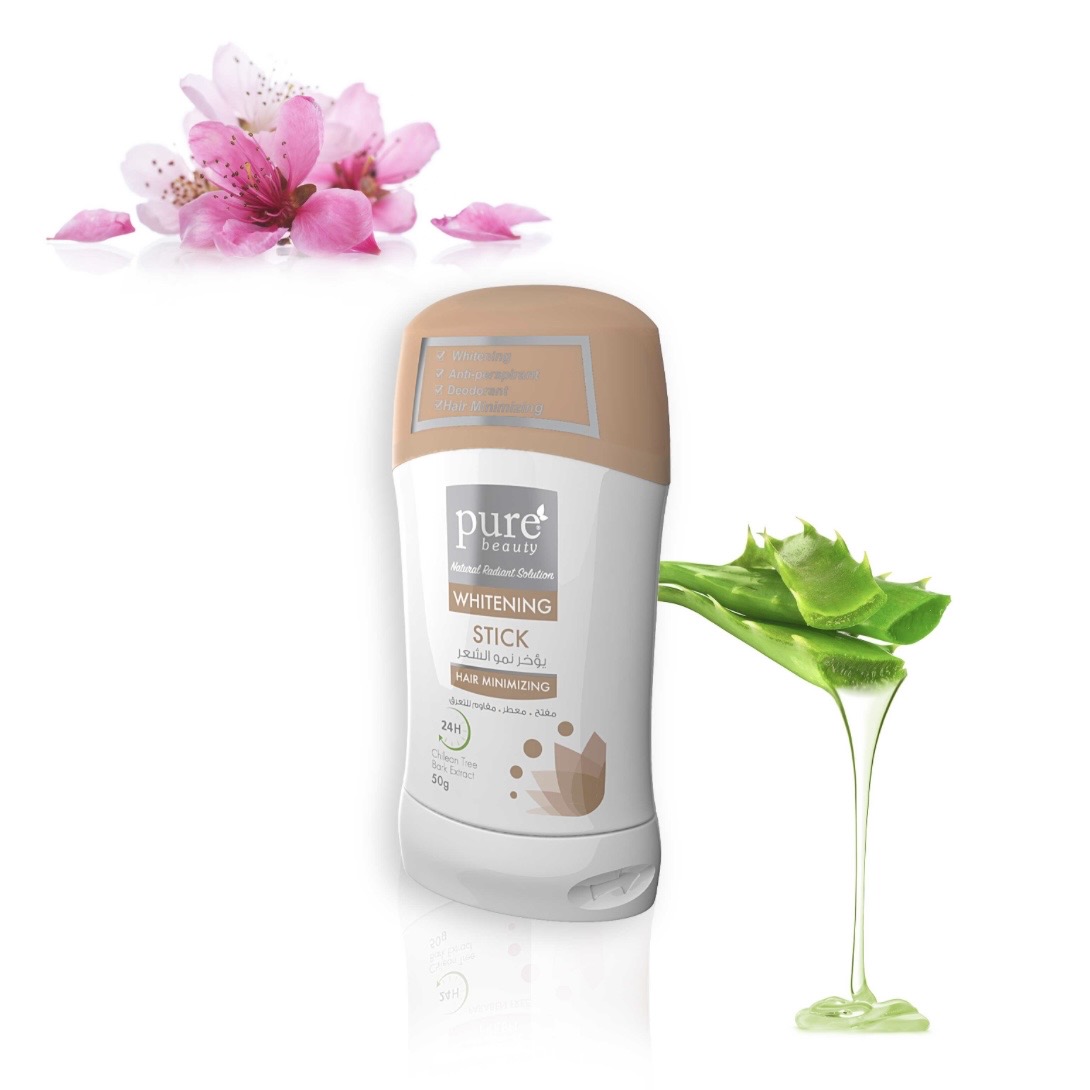 Pure beauty® Whitening & Hair Delay Antiperspirant Deodorant Stick - 50 g