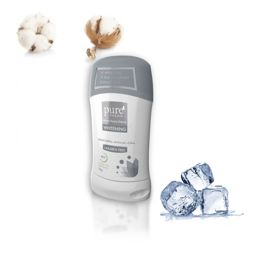 Pure beauty® Whitening Antiperspirant Deodorant Stick Unscented - 50 g